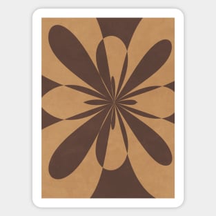 Bloom Flower - Earth Tones Sticker